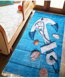 Carpet Bebe Hook Blue 100*200