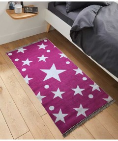 Carpet Bebe Star Pink 100*200