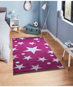 Carpet Bebe Star Pink 100*200