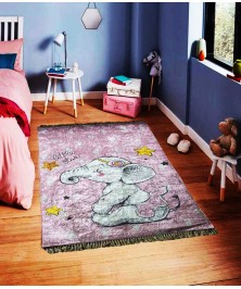 Carpet Bebe Bear Pink 100*200