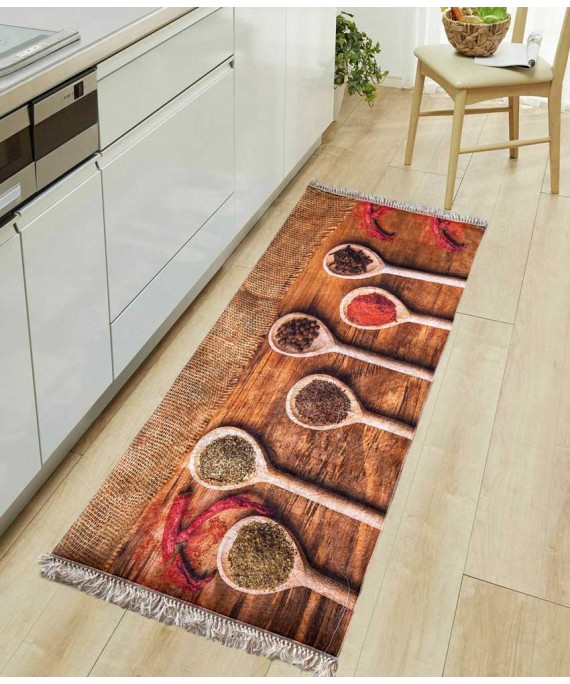 Carpet Kitchen Spoon Brown 80*200