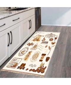 Carpet Kitchen white Coffe 80*200 