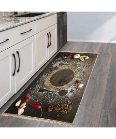 Carpet Kitchen Brown&Black 80*200