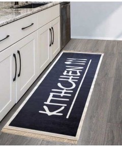 Carpet Kitchen Black modern w 80*200