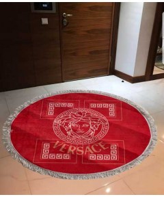 Red Verssace Carpet Round 120*120