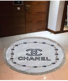 white Chain Carpet Round 120*120