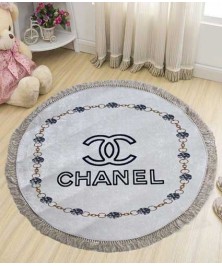 white Chain Carpet Round 120*120