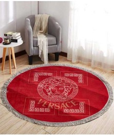 Red Verssace Carpet Round 120*120