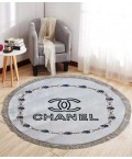 white Chain Carpet Round 120*120