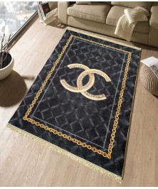 Carpet Decorative Jewelry Black 160*230