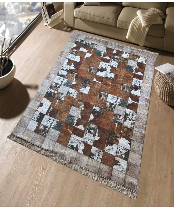 Carpet Square chopped Brown 160*230