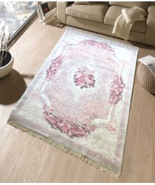 Carpet Square flower vein Pink M 160*230