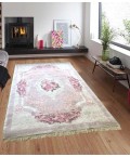 Carpet Square flower vein Pink M 160*230