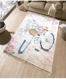 Carpet Square bicycle Rose 160*230