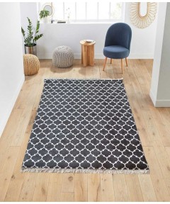 Carpet Square Spades Black 160*230