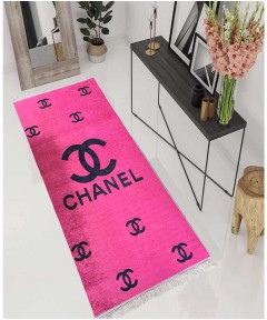 Pink Black Passage Carpet 80*200