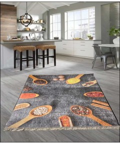 Carpet Kitchen Gray spoon 160*230