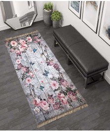 Carpet Passage Flower Wood 80*200