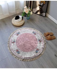 Carpet Round White Rose 120*120