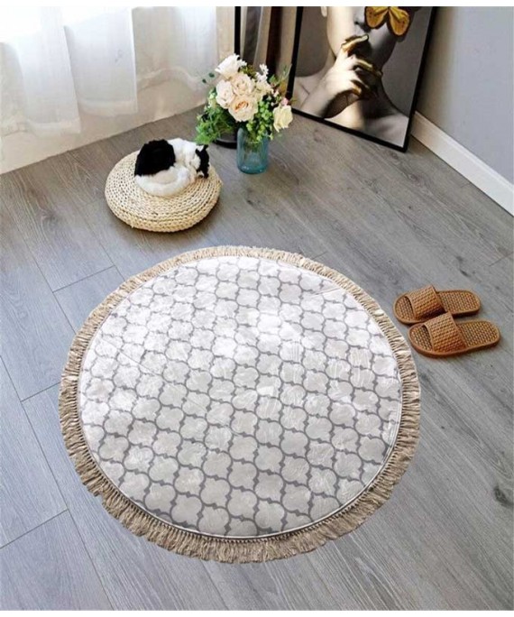 Carpet Round Rombos Gray 120*120