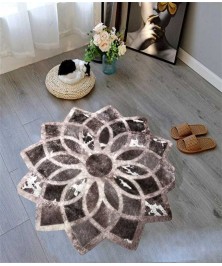 Carpet Round Star Gray 120*120