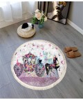 Carpet Round Carriage horse 120*120