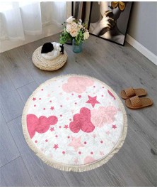 Carpet Round Clouds Pink 120*120