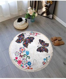 Carpet Round butterfly 120*120