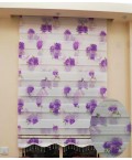 Duo Roller Flowering mauve 160*230