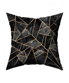 Cushion Cover chopped Black 45*45