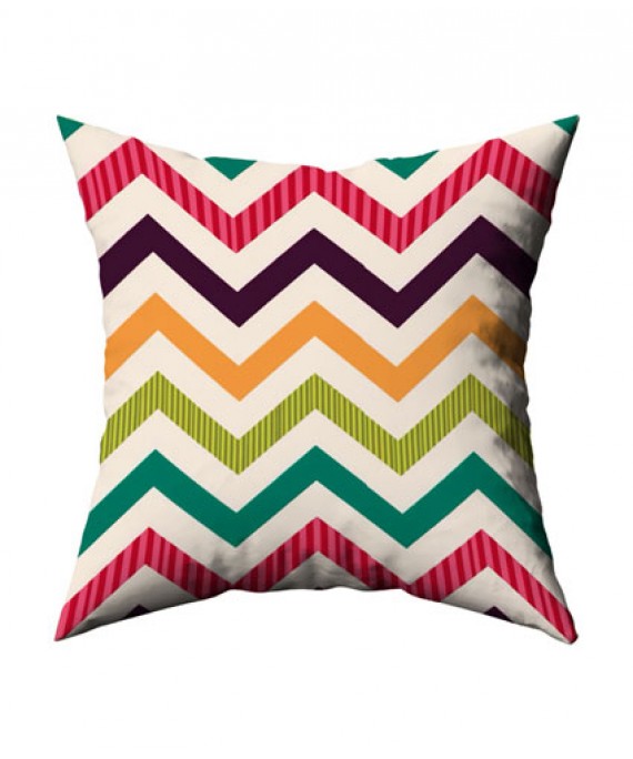 Cushion Cover ZicZac Colorful 45*45