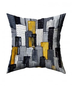 Cushion Cover Square Yellow 45*4