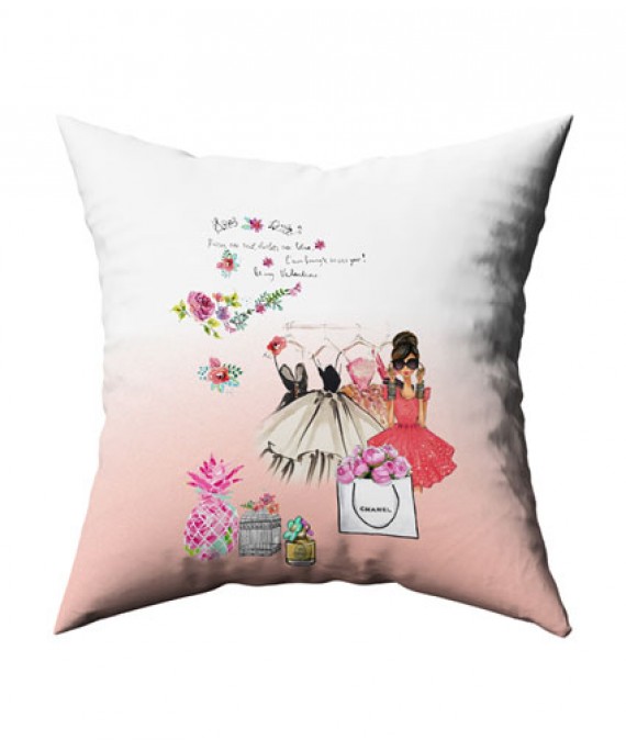 Cushion Cover Home Pink 45*45