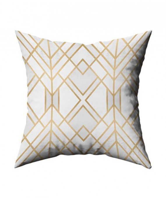 Cushion Cover Stricked Gold 45*45