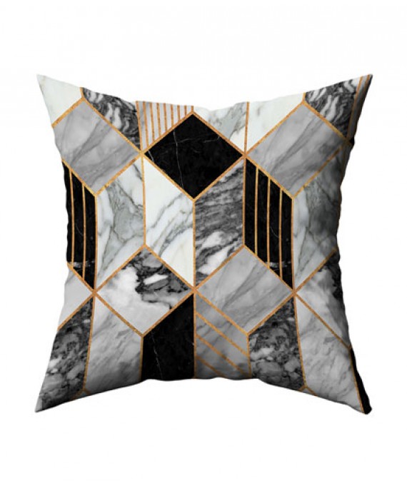 Cushion Cover chopped Black 45*45