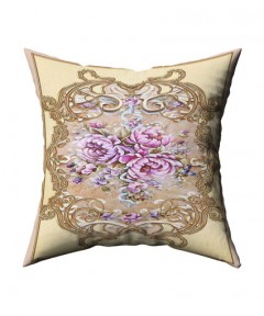 Cushion Cover Plate Rose 45*45