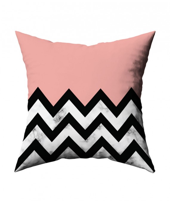 Cushion Cover ZikZak Pink 45*45