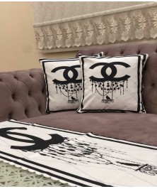 Table with 2 Cushion Cover 