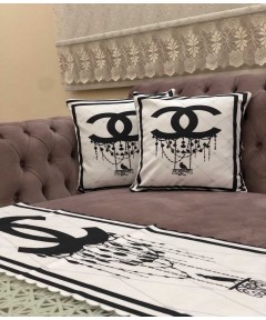 Table with 2 Cushion Cover 