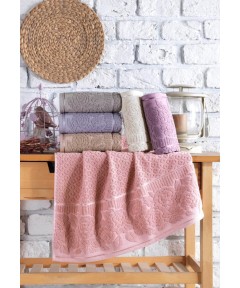 6 Pieces CULGAN Towel Roma Rose