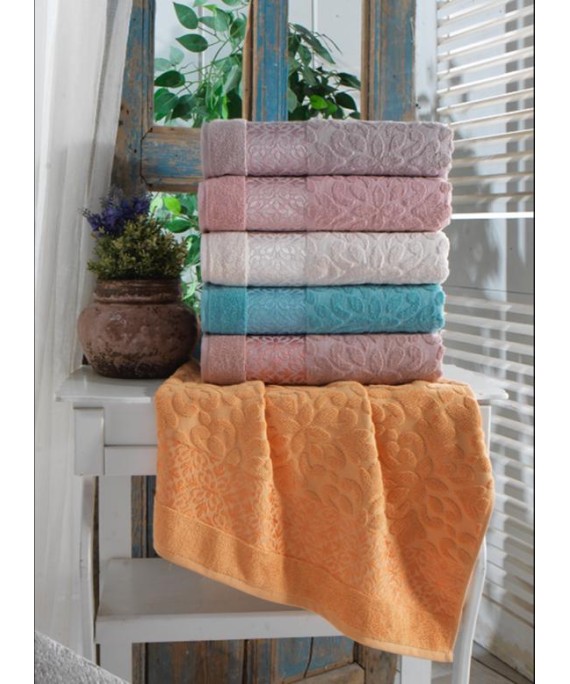 6 Pieces CULGAN Towel Roma Flower 70*140