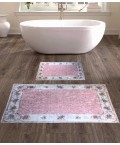 Bath Mats Pin Rose 2 pieces