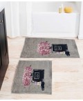 Bath Mats 2 pieces C Gray