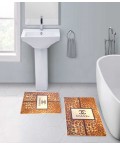 Lion Brown C Bath Mats 2 pieces