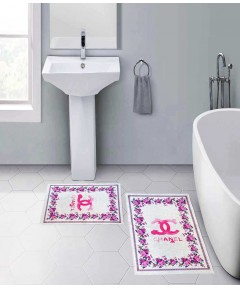 Bath Mats Blossom vein 2 Pieces