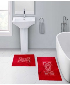 Bath Mats Blossom V Red Pieces