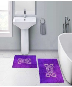 Bath Mats Purple V Pieces