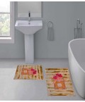 Bath Mats Planed Gold 2 Pieces