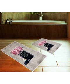 Bath Mats 2 pieces C Gray