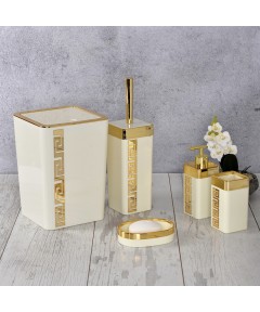 5 Pieces Versace Bathroom_Beige_G